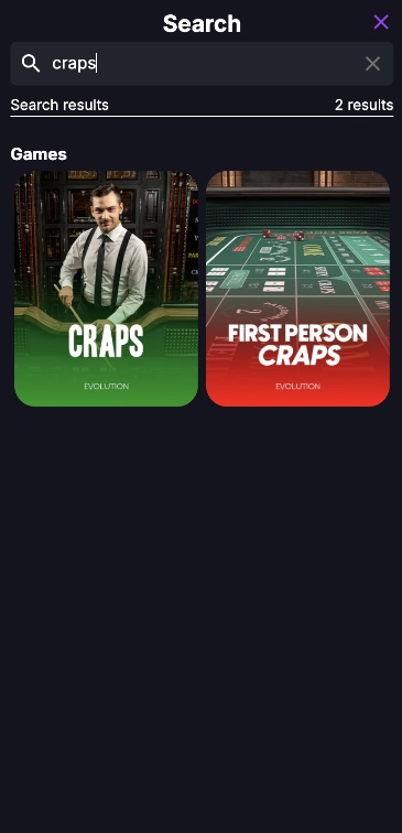 craps coincasino