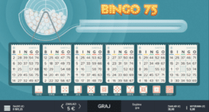 Bingo 75 – losowanie