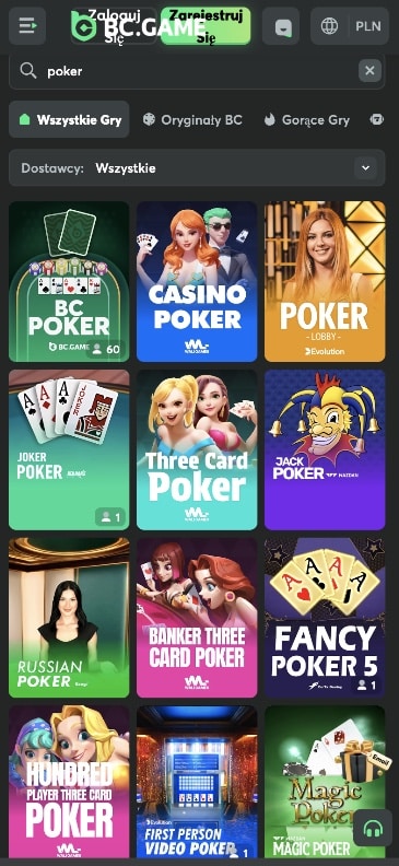 bcgame poker