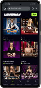 Blackjack online – kasyno Immerion