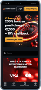 InstantCasino bez rejestracji